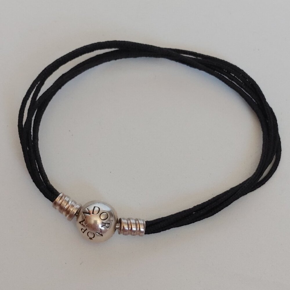 PANDORA SILVER CHARM BRACELET .925 ALE 5 Strand Bracelet